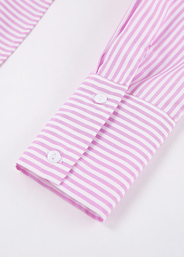 Women's Shirt with Stylish Tie Waist, Slim Fit & Versatile