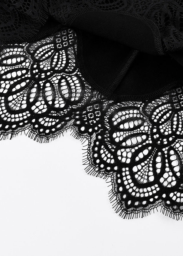 Women's lace sleeveless straight dress